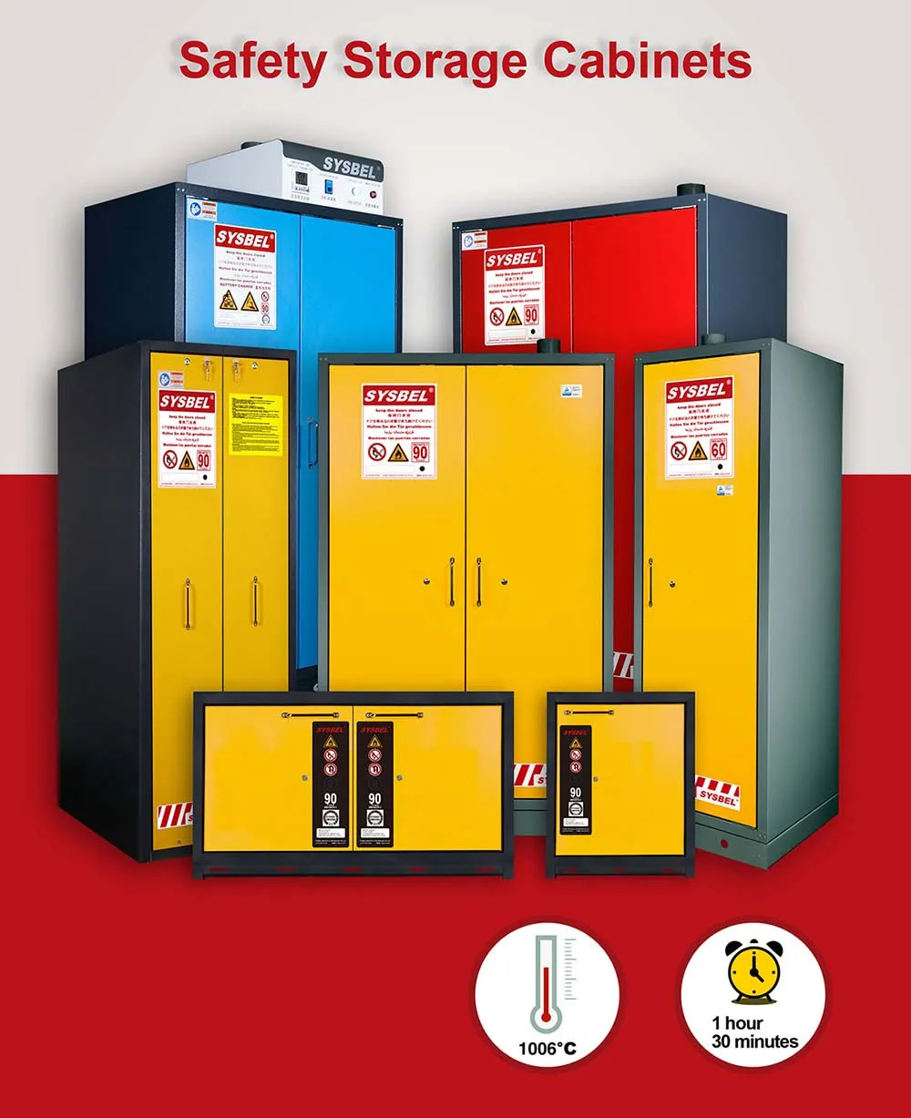 EN fire safe storage cabinets