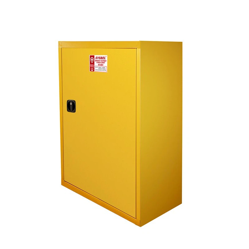 SYSBEL 12-Gallon 45L Emergency Equipment Yellow PPE Storage Cabinet suppliers